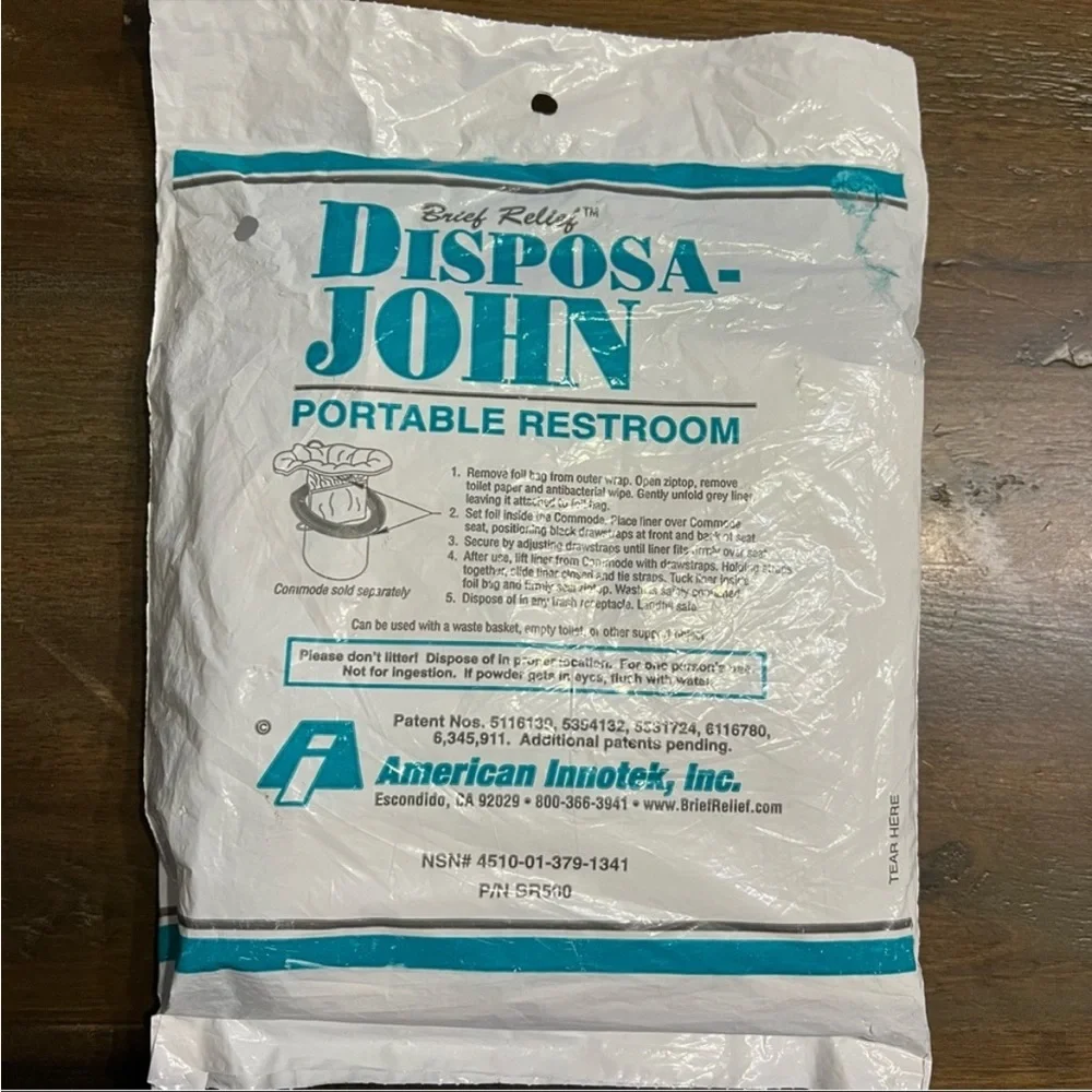 ✅ 🎁GAG GIFT🎁Dispos-a-John portable restroom